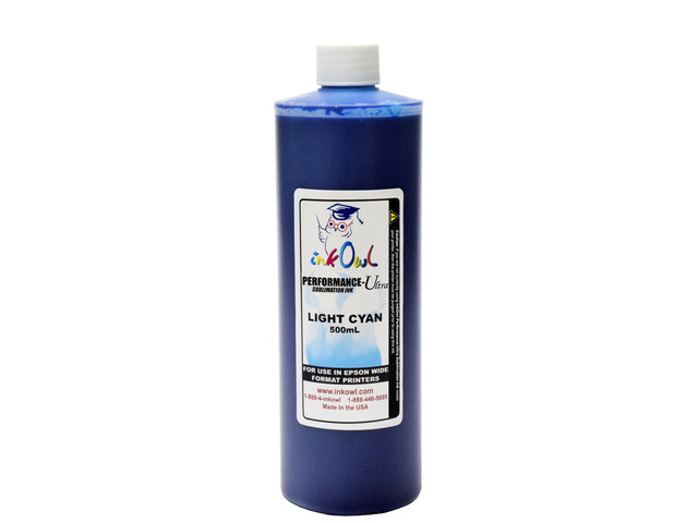 500ml LIGHT CYAN Performance-Ultra Sublimation Ink for Epson Wide Format Printers